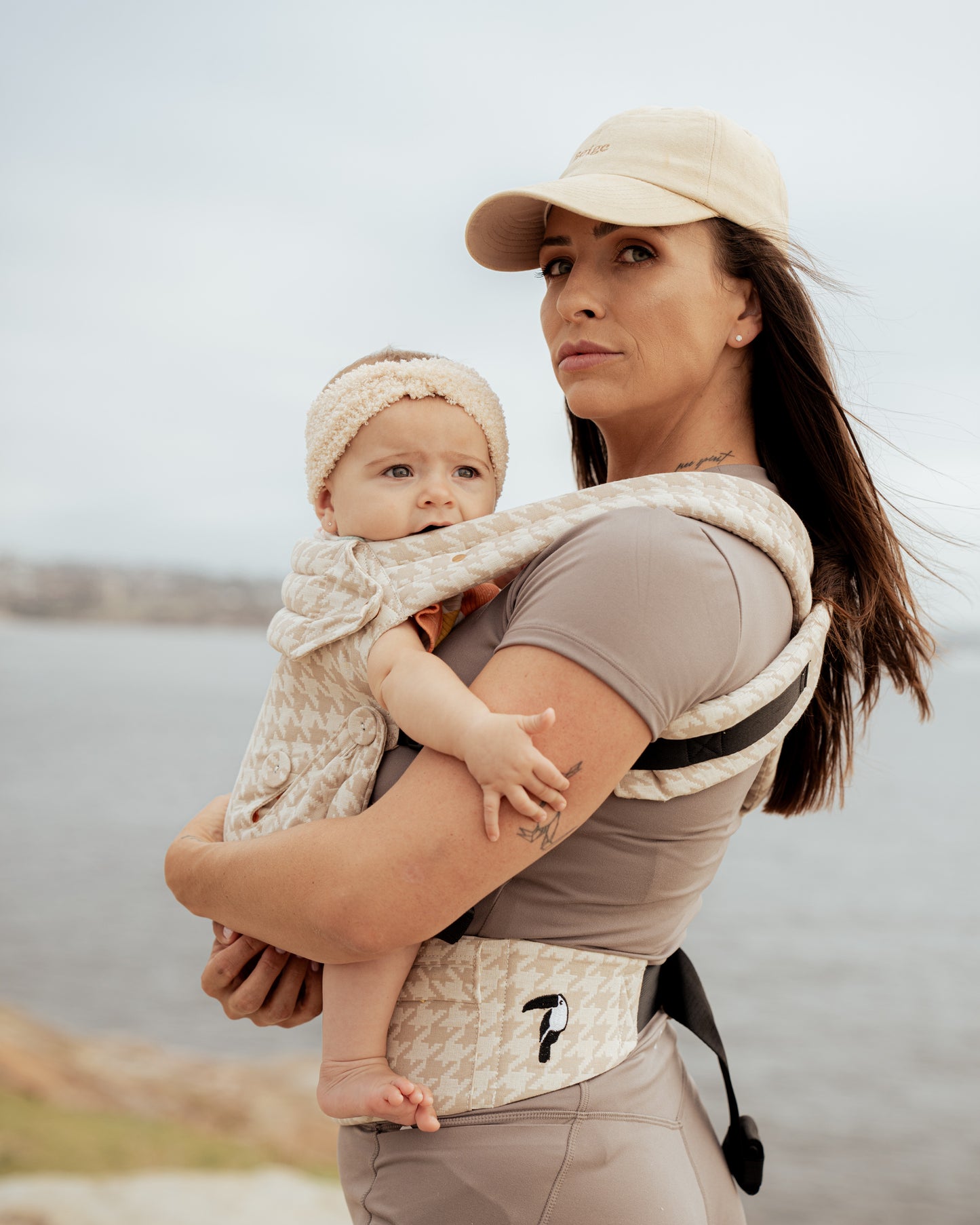 Baby Carrier Beige Tweed