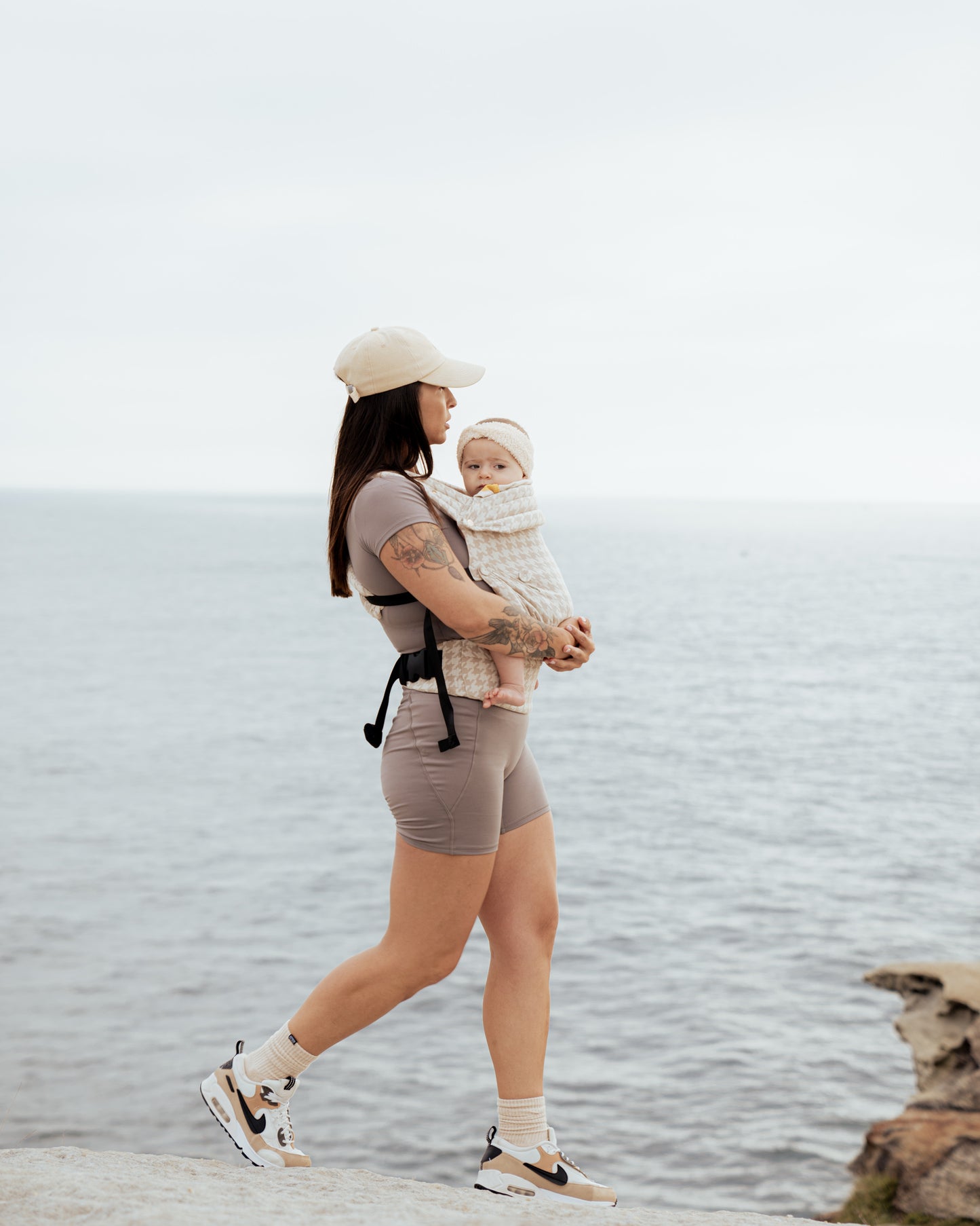 Baby Carrier Beige Tweed