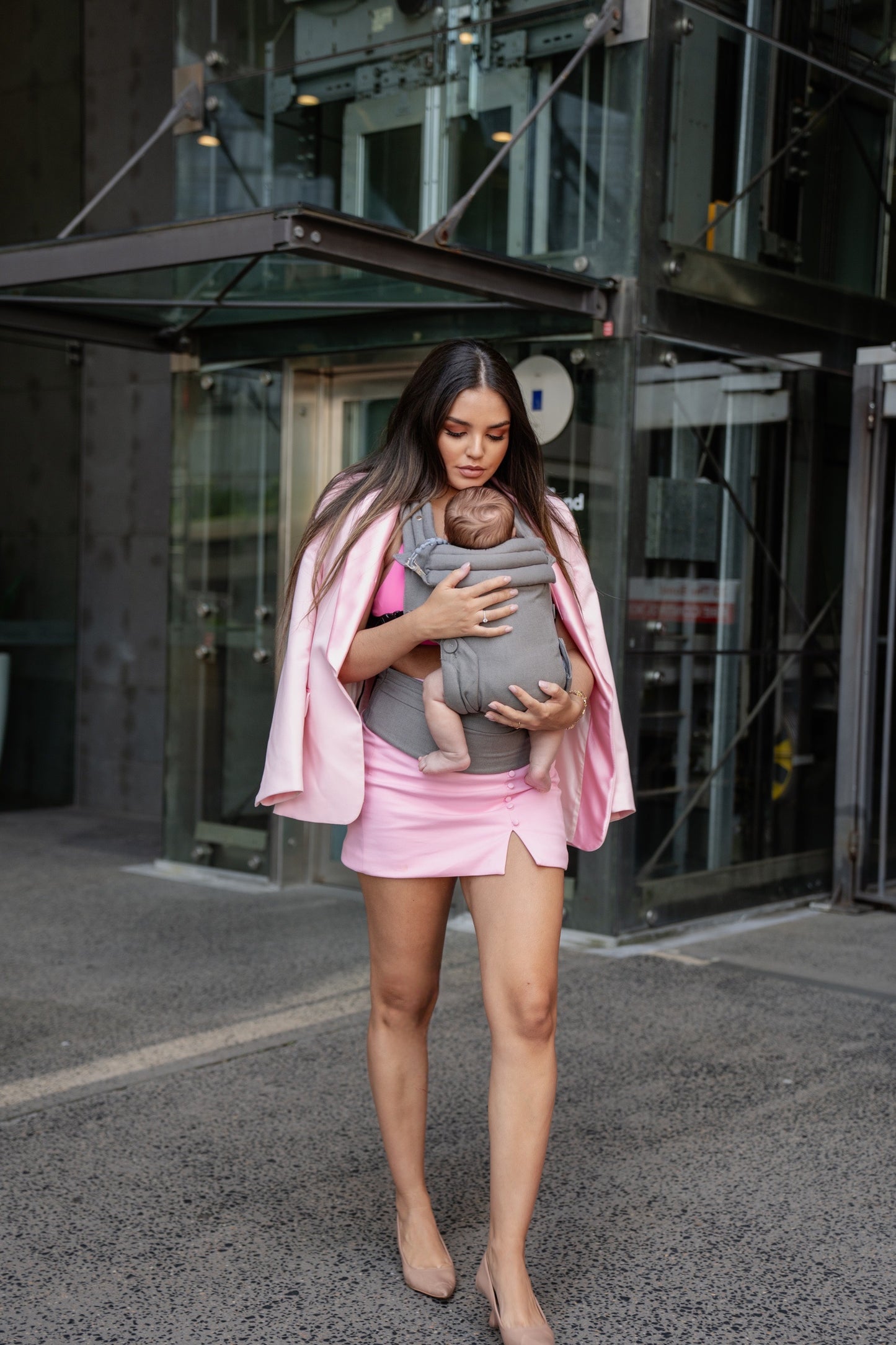 Baby Carrier Gray