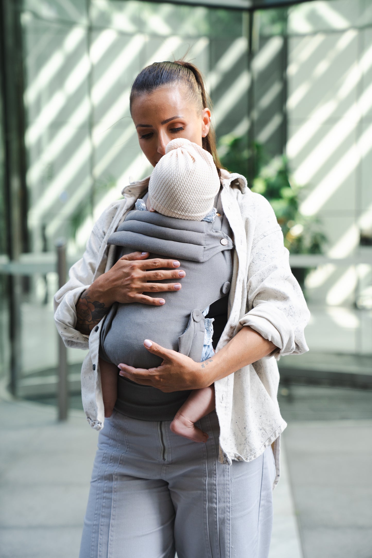 Baby Carrier Gray