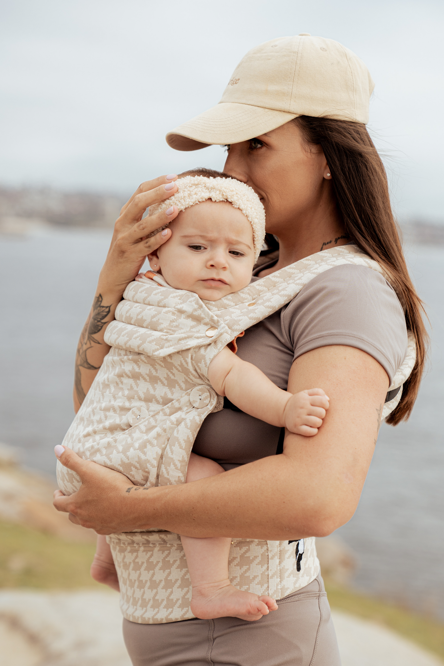 Baby Carrier Beige Tweed