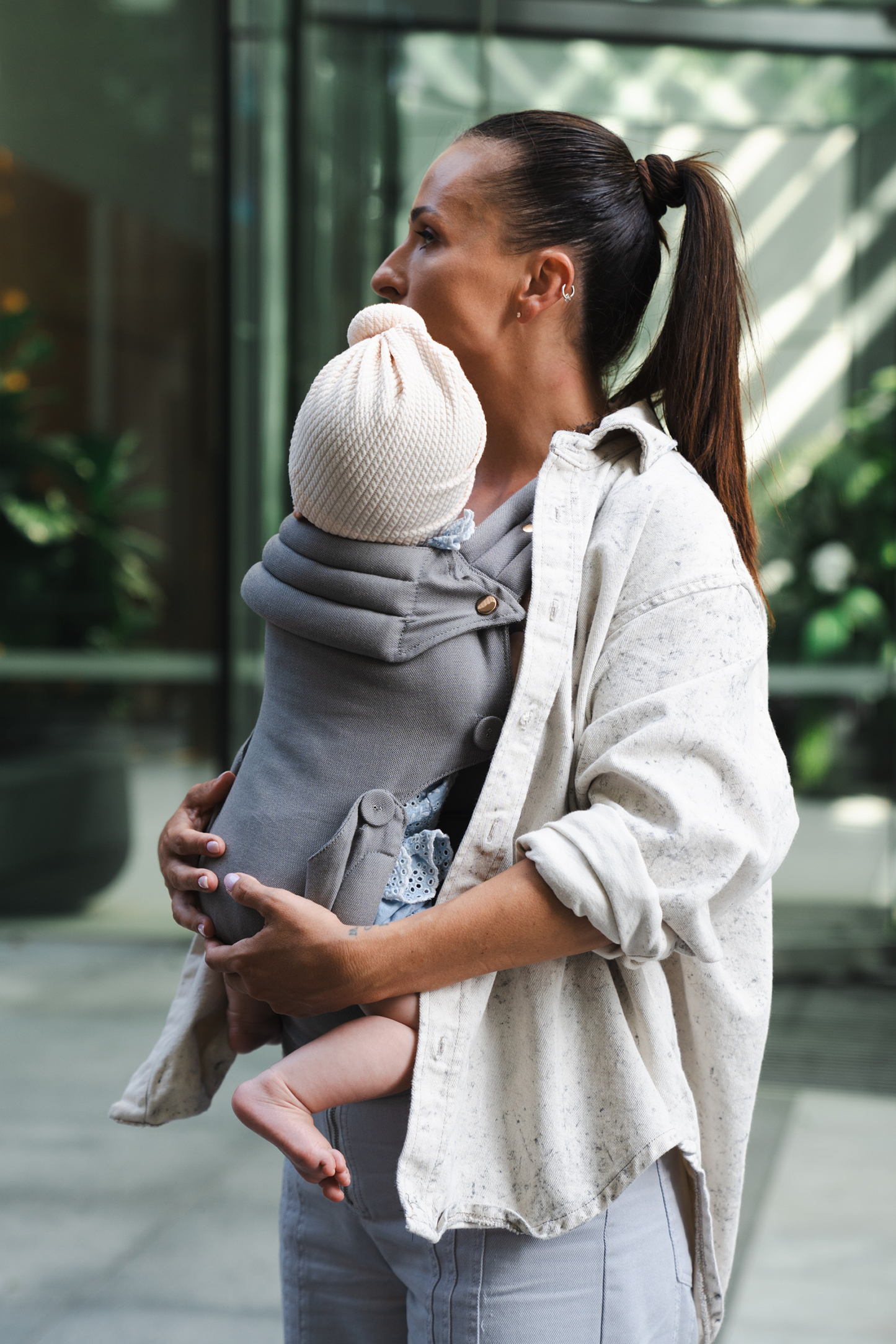 Baby Carrier Gray